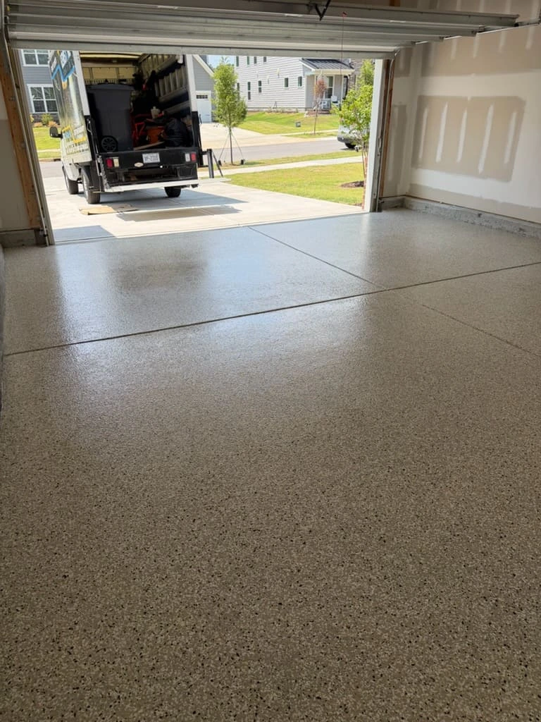 Quartz floor coating